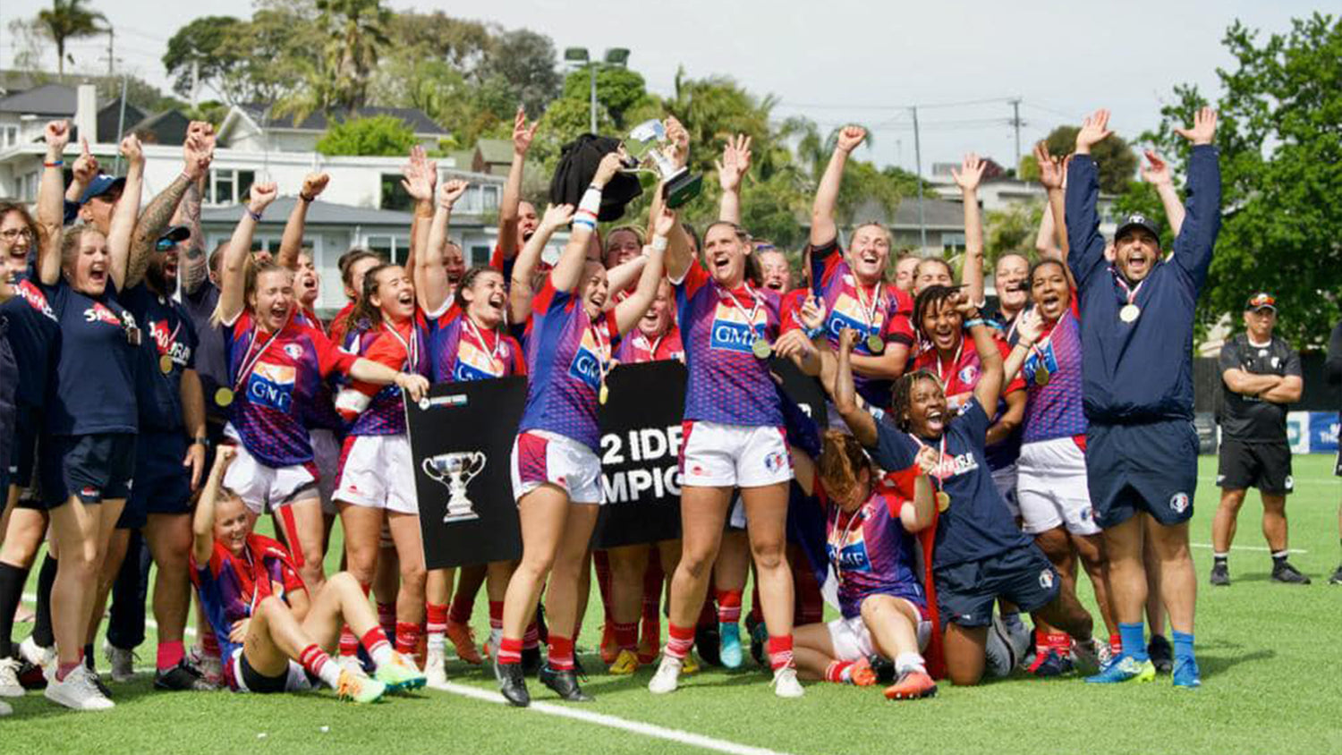 FRANCE MILITAIRE DE RUGBY FÉMININ WIN WOMEN'S INTERNATIONAL DEFENCE RUGBY COMPETITION