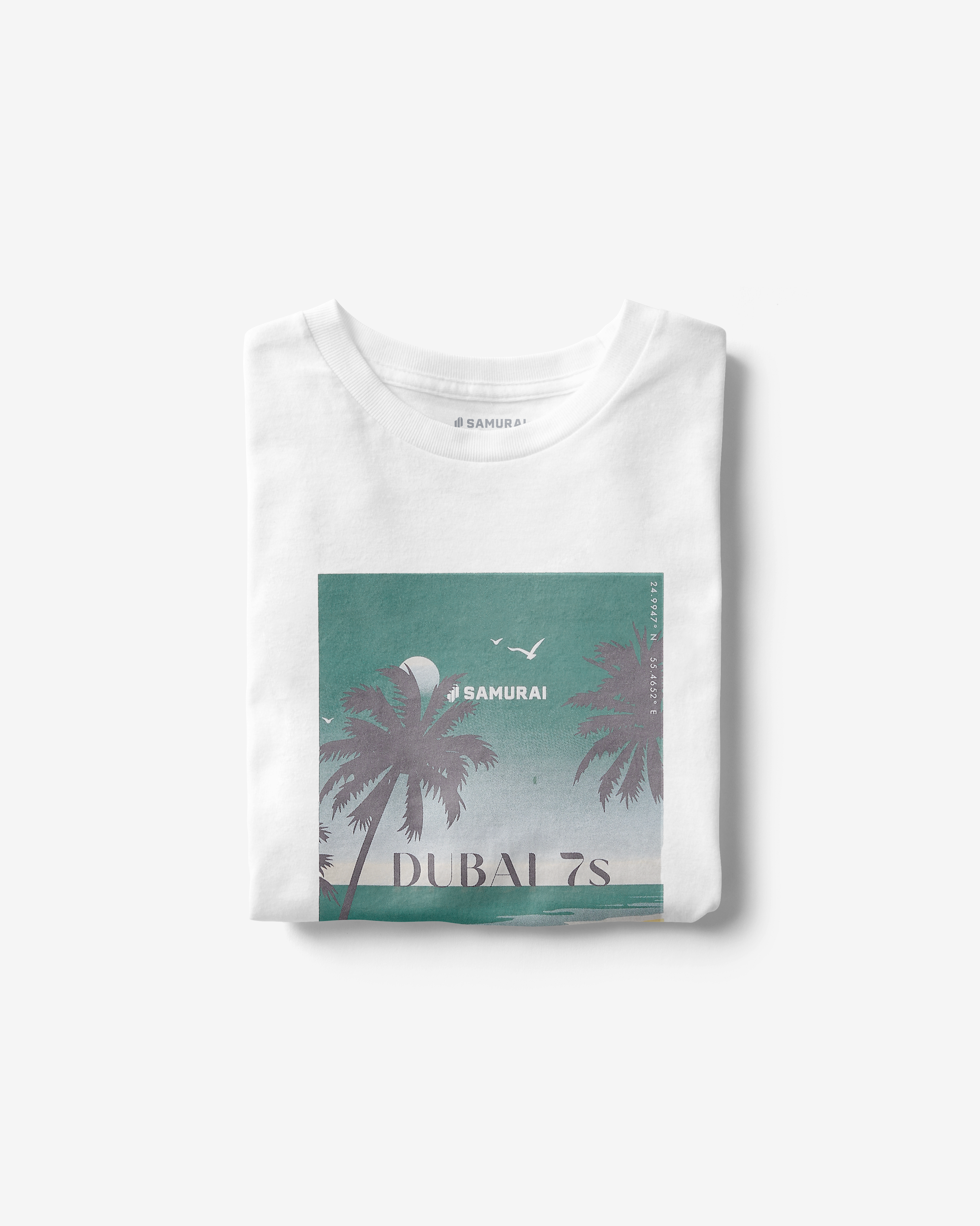 ED7:04 - Beach Dreams Postcard T-Shirt - White
