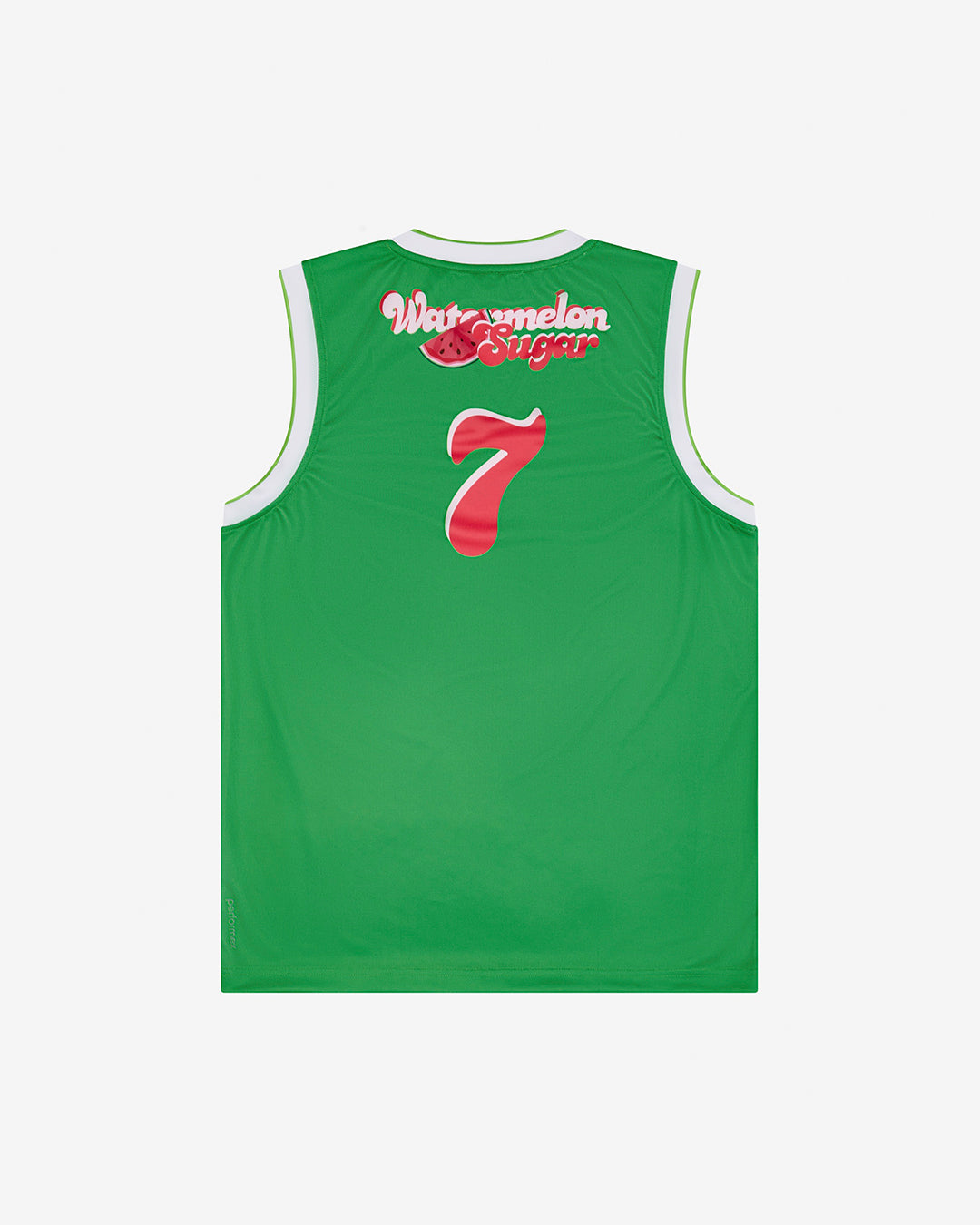 ED7:80 - Watermelon Basketball Singlet - Green