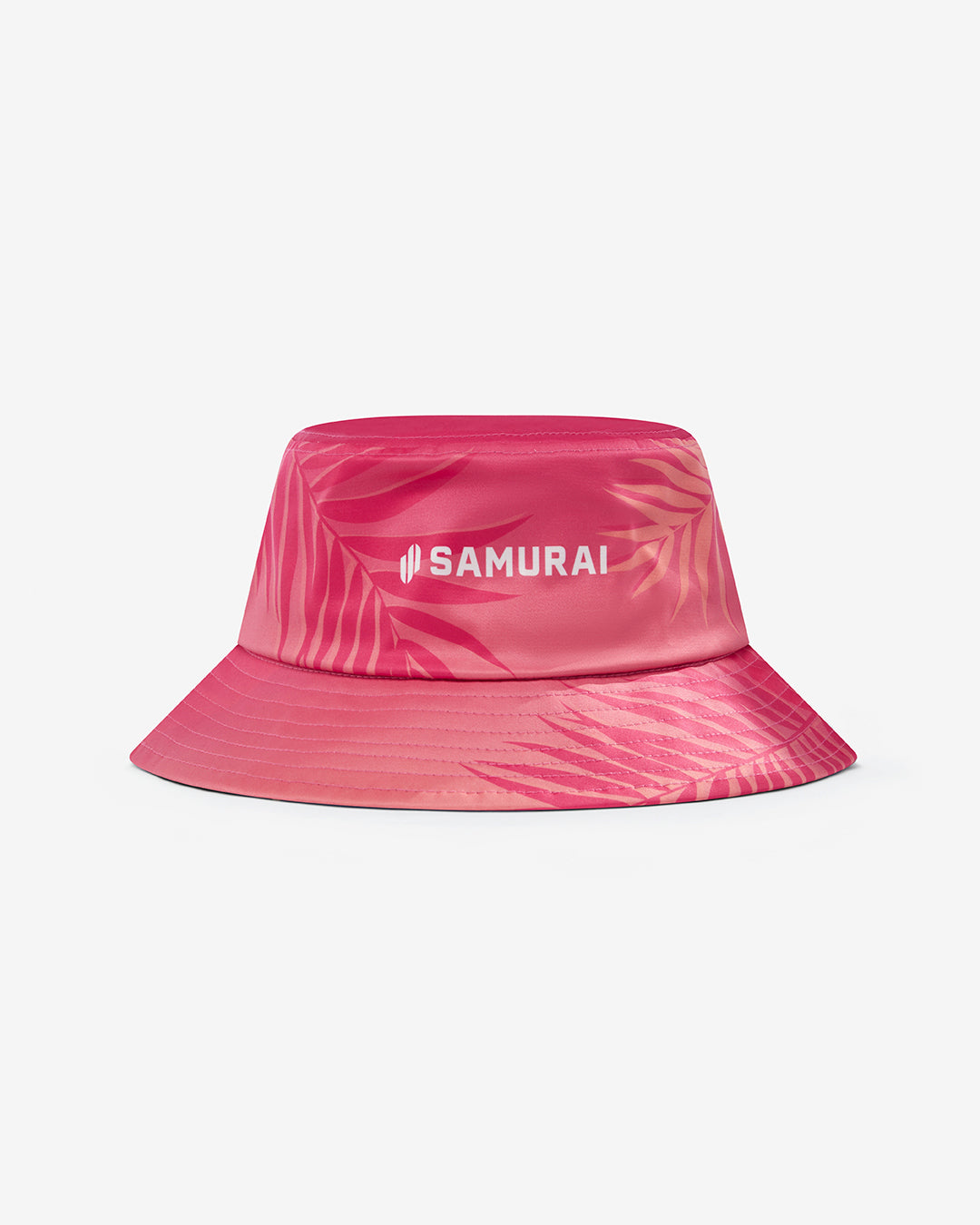 ED7:44 - Pink Palms Bucket Hat - Pink