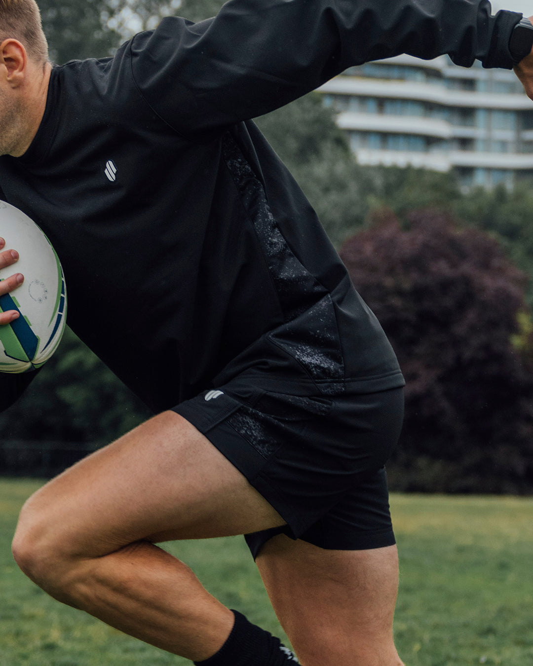 RT: 701-02 - Earth Dust Rugby Shorts - Black
